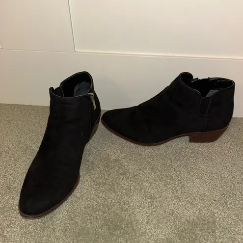 Circus by Sam Edelman  Black Suede Ankle Booties