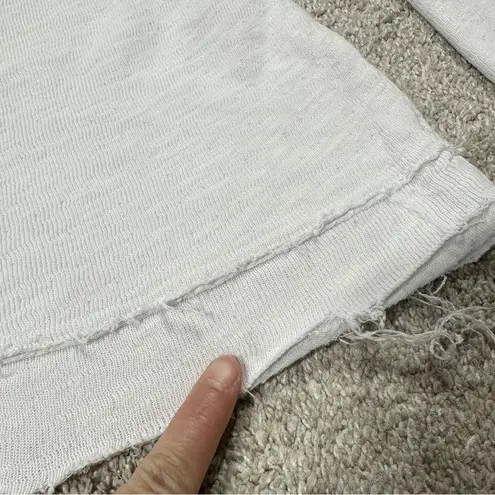 Americanable Women’s Wonderland Longsleeve Top V-Neck Boho in White S