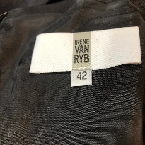 Irene Van Ryb Black Cocktail Dress with Bow Sz. 42 (US 6)