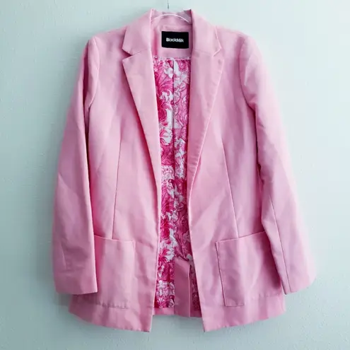 Blackmilk Pink Blazer Jacket Office Attire