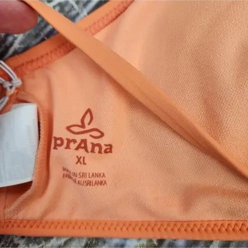 prAna  Kelani Bikini Top Orange Size XL NWT