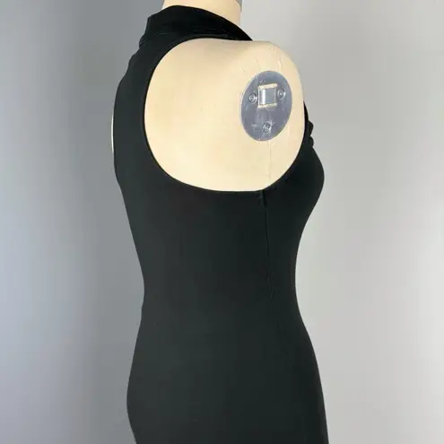 Satva Women's Cowl Neck Tank Top Black Size XS