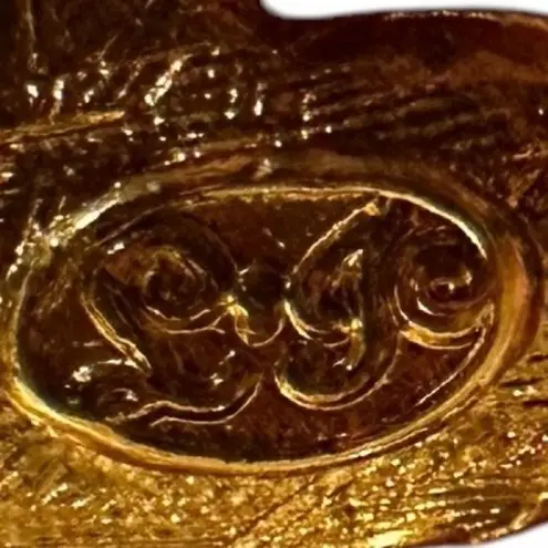 Vintage Enamel Flower Rhinestone Brooch Pin