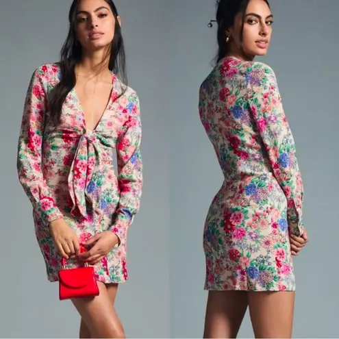 NWT, FAVORITE DAUGHTER The Barely Holding It Together Floral Mini Dress, Sz 8