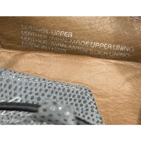 Earthies Essen Ballet Flat Shoes Womens 12 B Gray Suede Elastic Strap Feminine