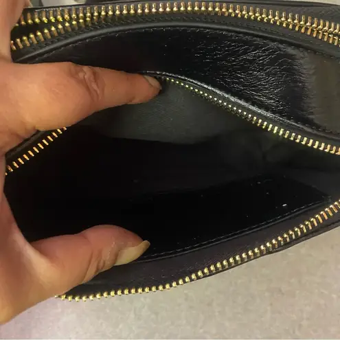 Tony Bianco  Patent Preppy Minimalist Small Modest Nylon Strap Crossbody …