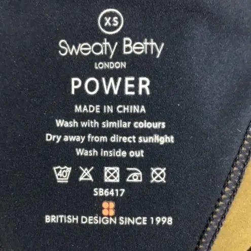 Sweaty Betty Power Frame Racerback Sports Bra in Green Paper Leaf Print XS NWT