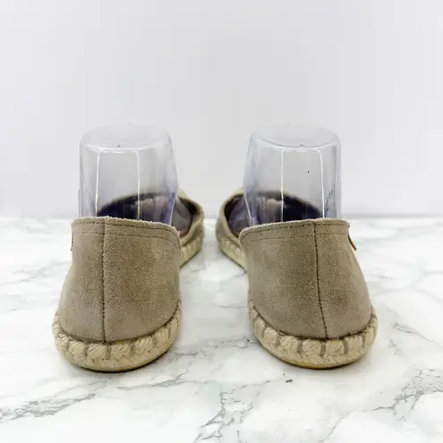 Verbenas Espadrille Stone Suede Peep Toe Sandals Size 39 Size 8.5