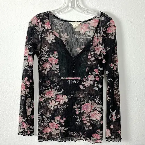 Denim & Supply Ralph Lauren Ralph Lauren Denim & Supply Top Floral Crochet Lace Y2K Fairy Romantic Medium