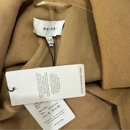 Reiss wool blend Elise belted coat NWT