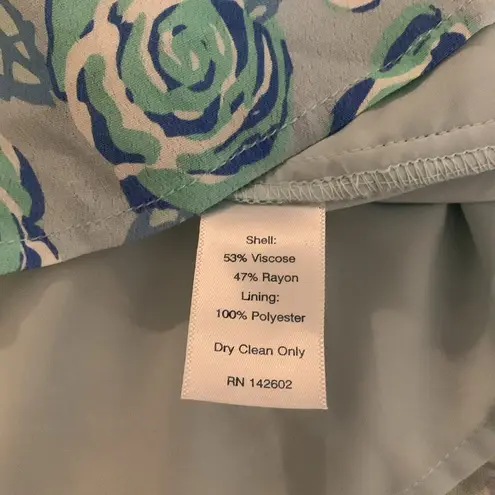 Sail To Sable NWT Square Neck Long Sleeve Midi Dress Small Blue Multi Floral