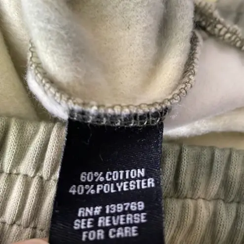 Ookie & Lala CROPPED TIE DYE PULLOVER HOODIE IN Olive Yellow Sz medium N…