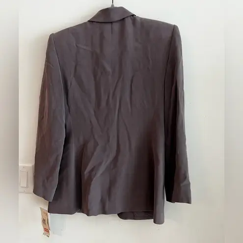 Rena Rowan Women’s Petite Blazer Size 10P Taupe NWT Timeless