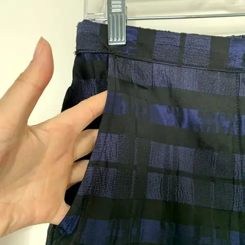 Ciao Lucia Pietro Woven Taffeta Pant Sapphire Womens Blue Size Small Made in La White