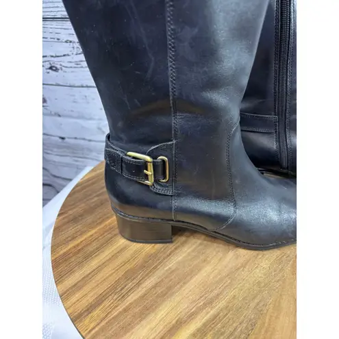 Bandolino Women's Heeled Boots Size 8 Black and Brown