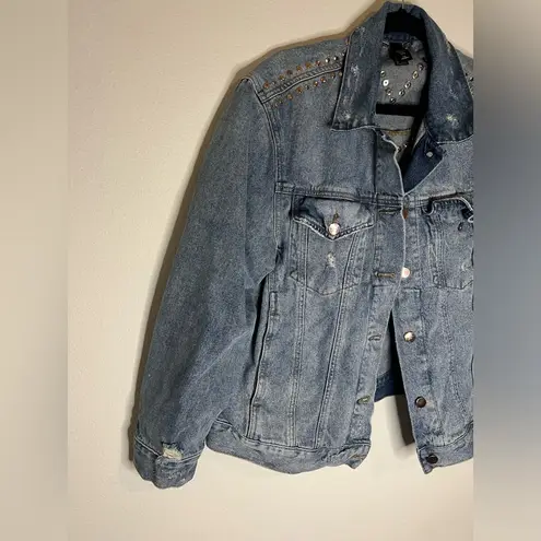 Victoria's Secret Victoria secret studded denim jacket