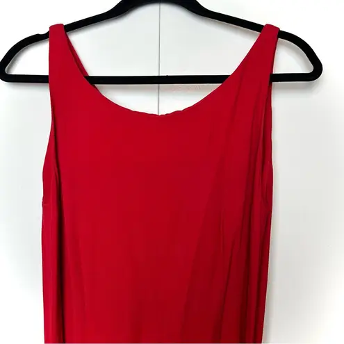 Giorgio Armani Le Collezioni Sleevess Red Dress Vintage