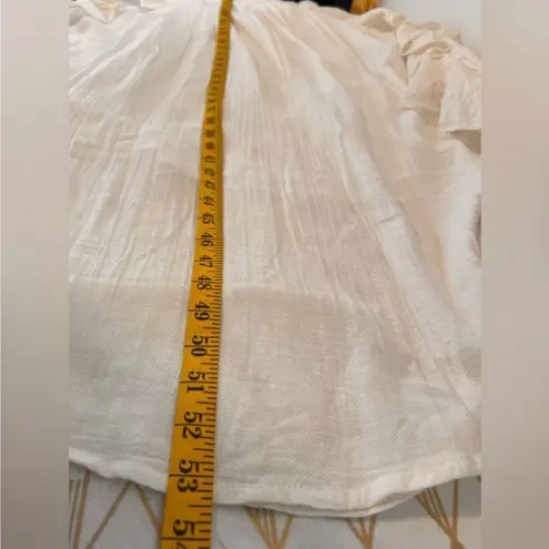 Talisman NWT Bohemian Ruffle Embroidered 100% Cotton Dress Size L Size L