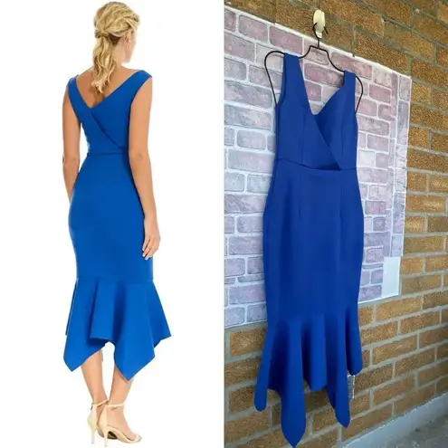 Elliatt Viola Dress in cobalt size small