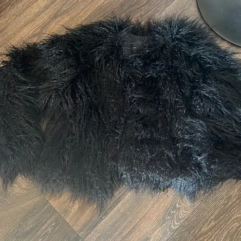 Dynamite Shaggy Faux Fur Jacket