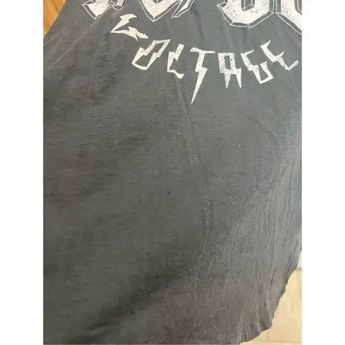 AC/DC Grey T-Shirt Woman’s Size XXL NEW WITH FLAW