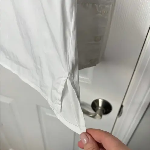 Halogen ‎ White Button Down Back Neck Tie Detailing Size Small - Image 6