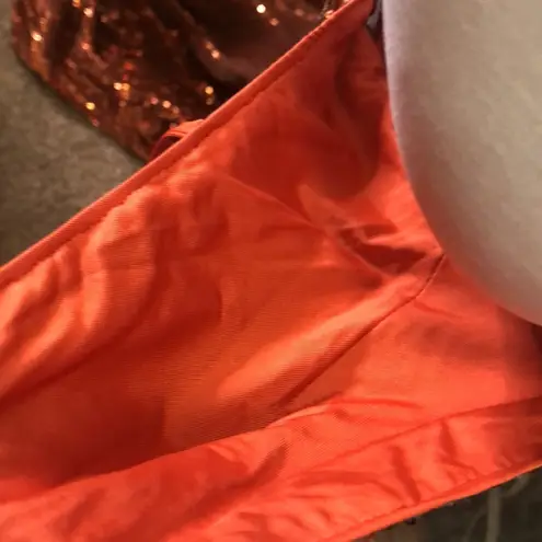 Abyss By Abby long sequined slit side jilha dress size small