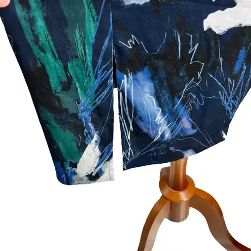 Chelsea28 Mesh Panel Floral Print Black Combo Dress Size 4