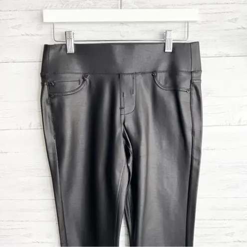Liverpool Jeans Company Faux Leather Sienna Pull On Leggings Size 2