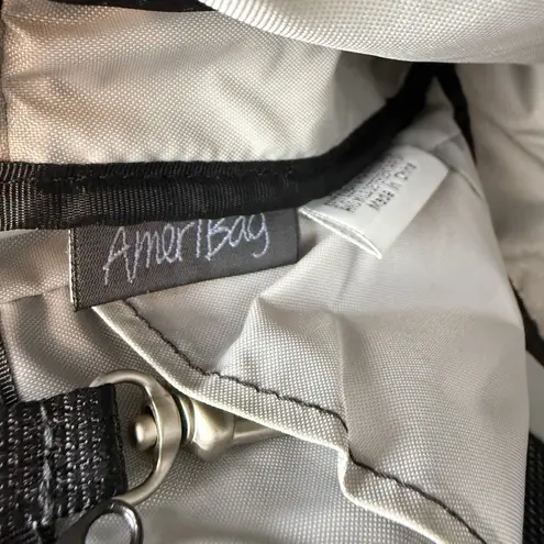 Ameribag New Yorker Messenger Crossbody Travel Bag Taupe Brown Tan