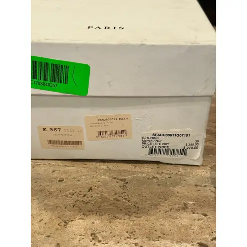 Sandro NEW in Box Leather Sandals With Jewelled Buckles size 36