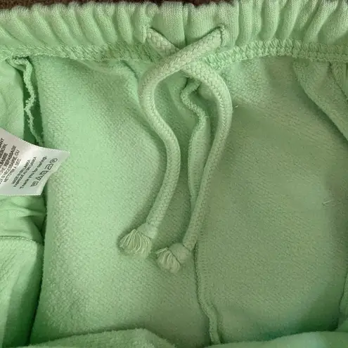 TNA Aritzia Extra Fleece Sweatpants Athleisure Influencer Mint Size Small Green