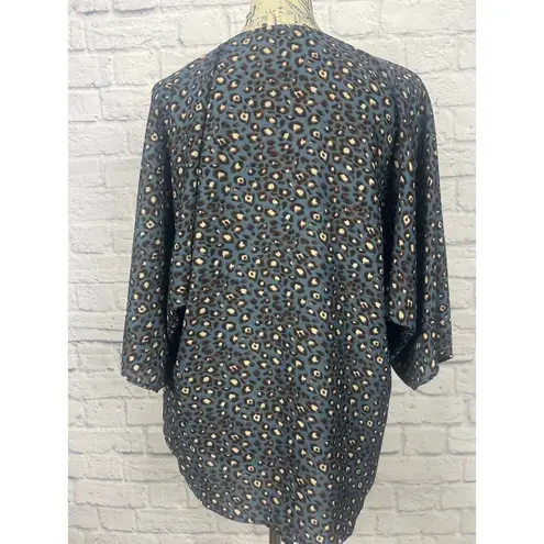 West Kei Front Tie Blouse Layering Top Made In The USA Women Size S