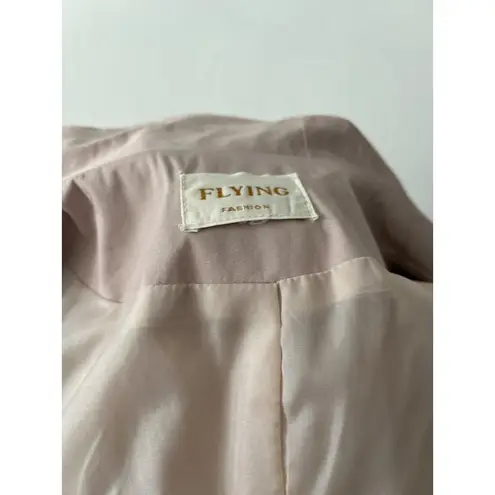 Vintage 80s Flying Fashion Hong Kong light pink 4 button blazer Small Size undefined