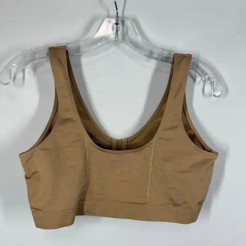 C39 Rhonda Shear tan seamless underwire bra size 2X/XXL NWOT