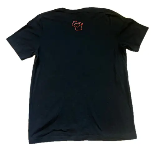 Wisconsin Wisco Black Graphic T