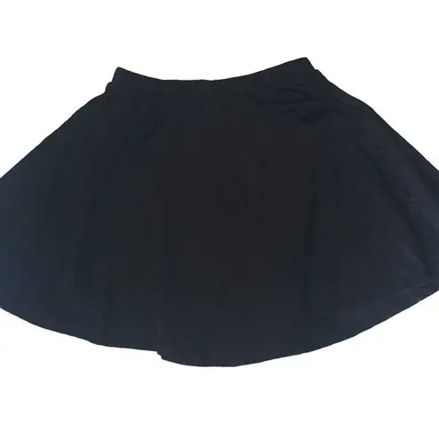 Maison Jules  black textured a-line skirt XS