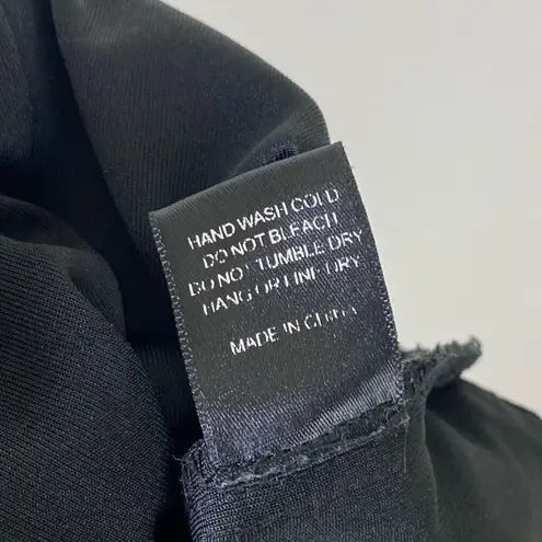 ANGL Black Cutout Trim Sleeveless Bodycon Cocktail Mini Dress Size S