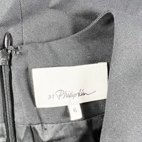 3.1 Phillip Lim Wool Blend Pleated Foldover Collar Sleeveless Blouse Shirt Top 6