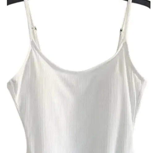 ANDIE NWT The Laguna Ribbed ScoopBack OnePiece Swimsuit Removable Cup 2XLT White - Image 4