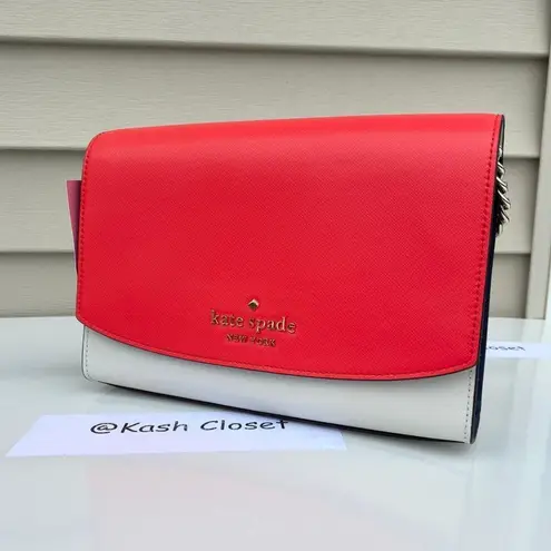 Kate Spade New York Red Multi Carson Crossbody Purse