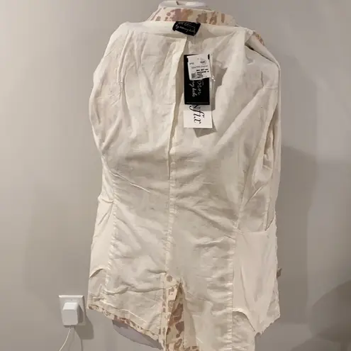 Torn By Ronny Kobo Rebecca Natural Leopard Blazer