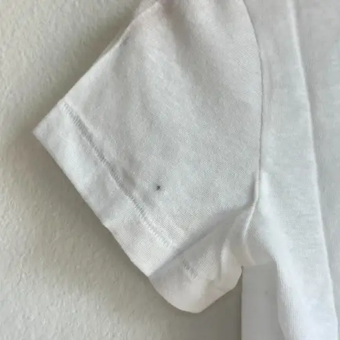 SKIMS Sheer Jersey T-Shirt in Snow, Size XXS