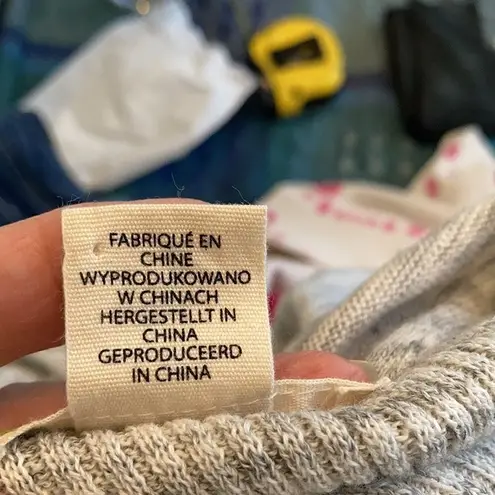 Dakini NWOT szXS heathered grey LS hoodie w/ front pockets & thumb hole sleeves Gray Size XS