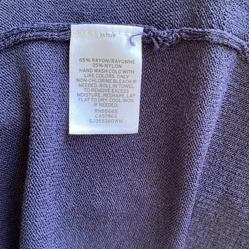 π Sejour Nordstrom Open Long 34β Lightweight Navy Cardigan, Non