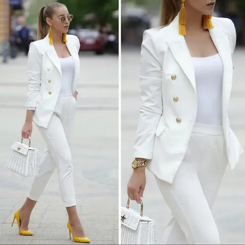 NEW! BOHO Rose Gold Geometric and Yellow Fringe Tassel Earrings