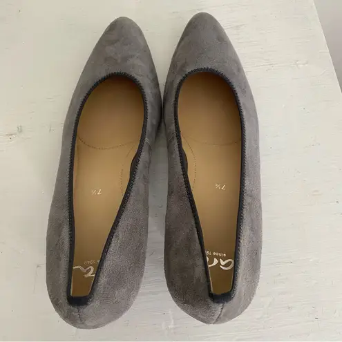 ARA Luftpolster Gray Suede Leather Pump in US 10 Office Career Minimalist
