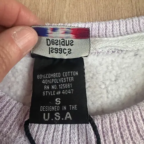 Vintage Martha’s Vineyard Sweatshirt Small Purple USA Isaac’s Designs Sports