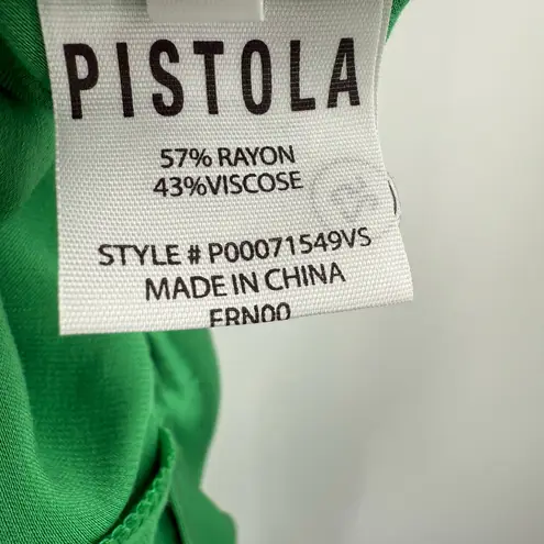 Pistola Dress Size Extra Small NWT Mari Slip Satin Kelly Green Adjustable Straps