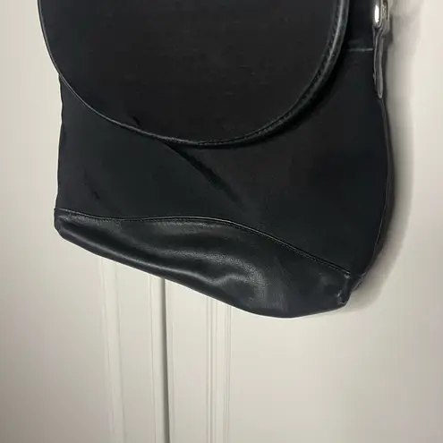 Franklin Covey Microfiber Napa Leather Shoulder Bag Black